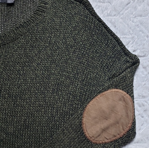 RDI Olive Green Hi Lo Sweater Size Medium - Picture 5 of 5